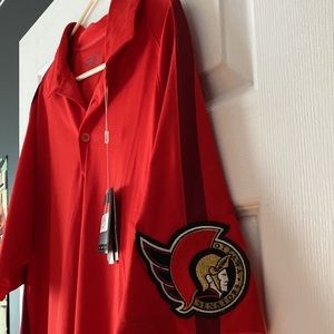 TAG STILL ON!! BRAND NEW!!OTTAWA SENATORS NIKE GOLF POLO